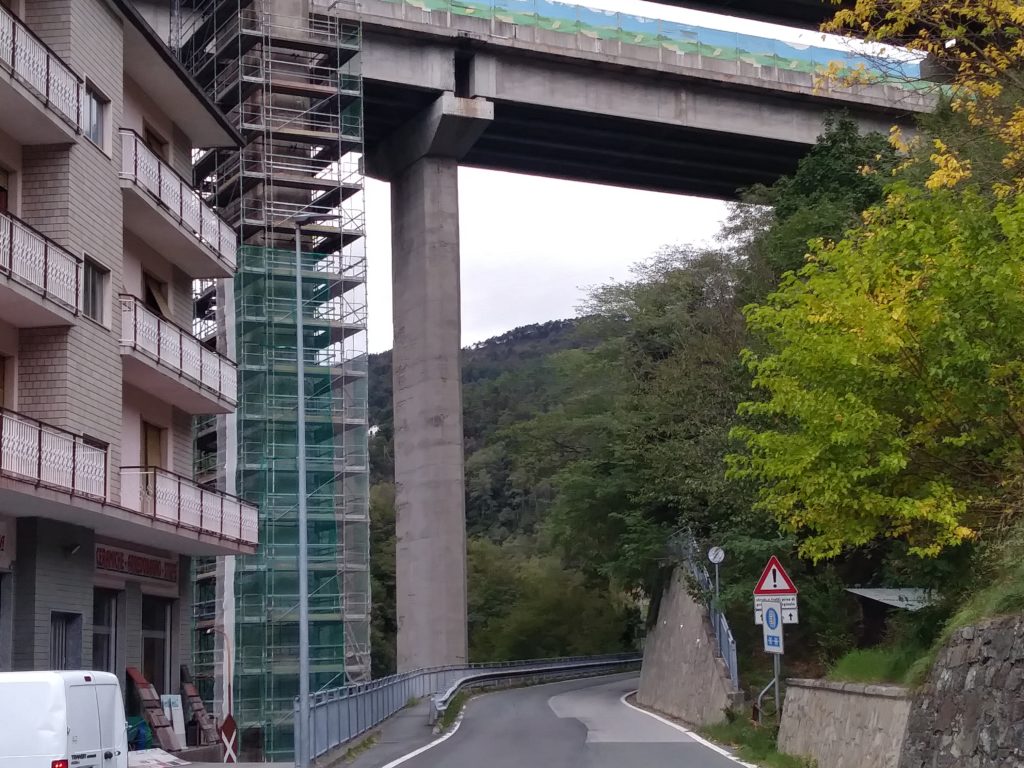 Riparazione pila viadotto sul Gargassa